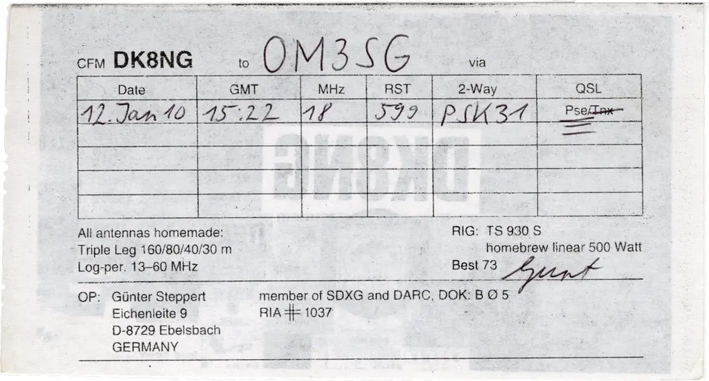 QSL lap