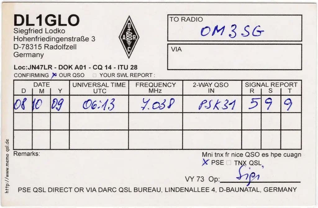 QSL lap