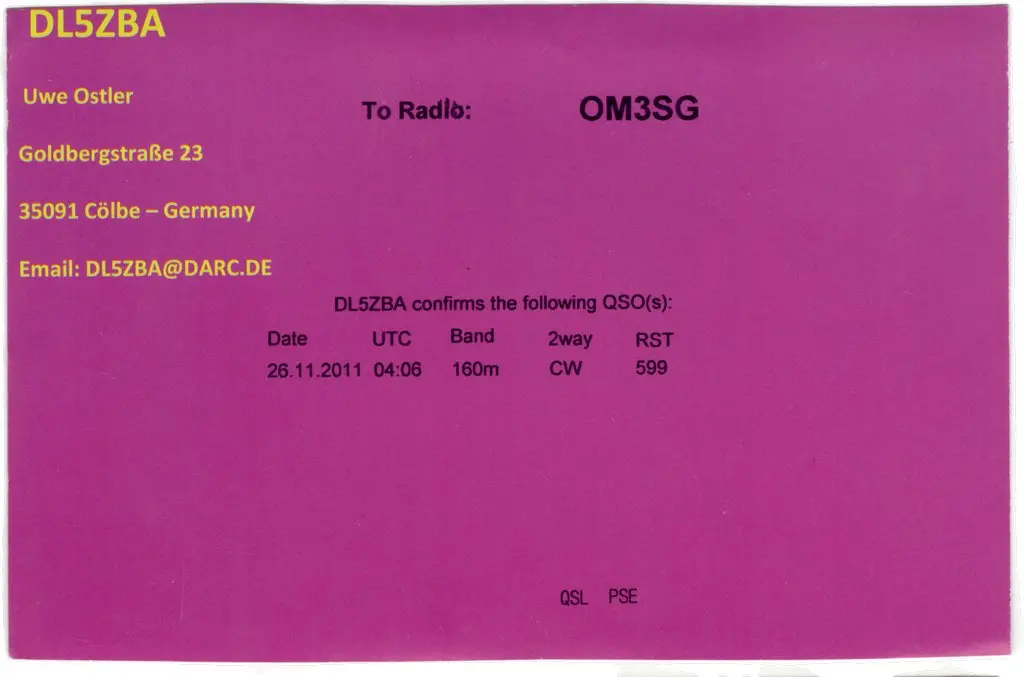 QSL lap