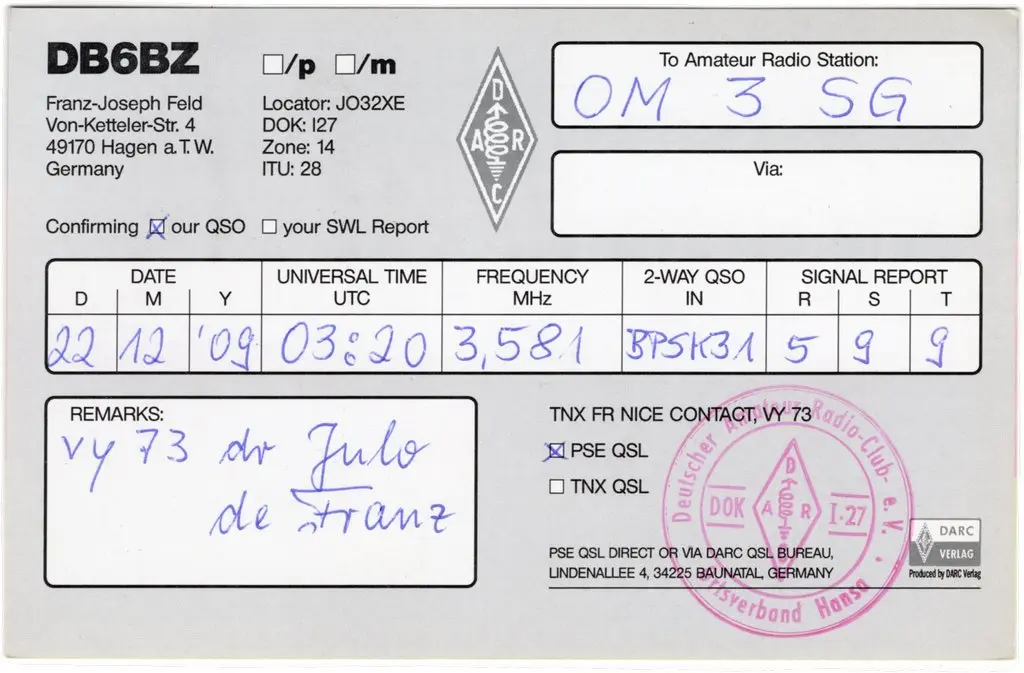 QSL lap
