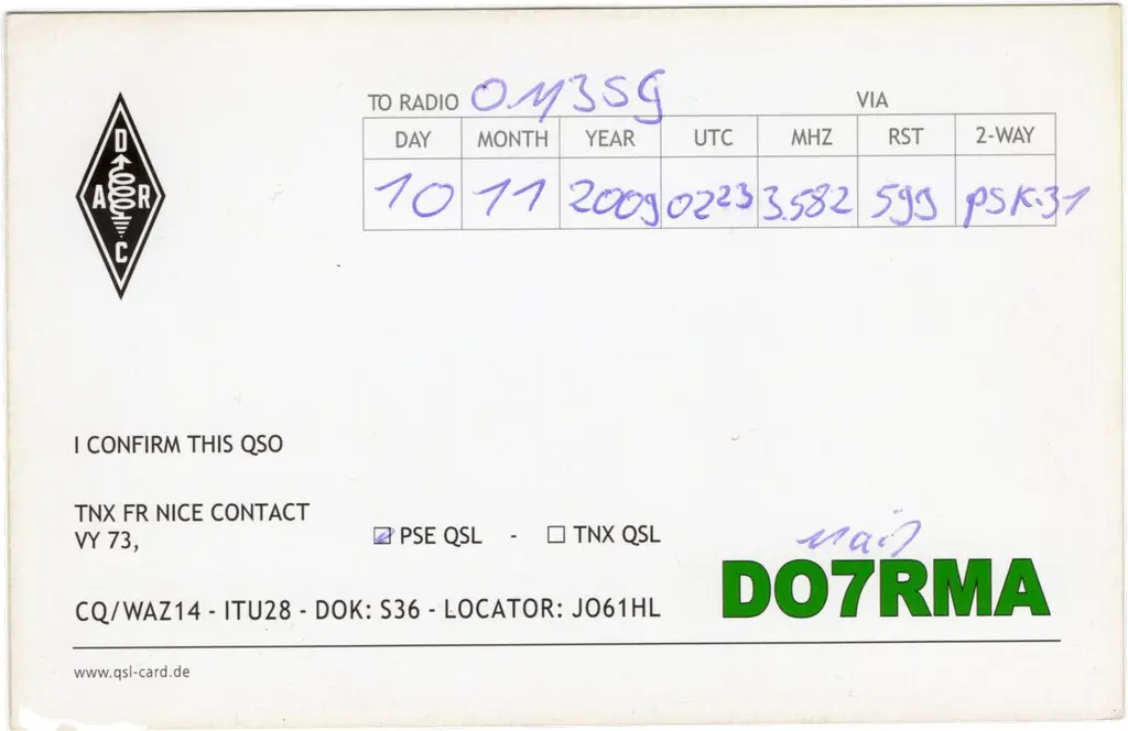 QSL lap