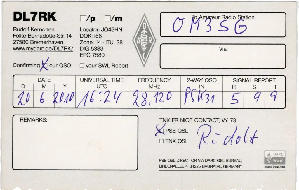 QSL lap