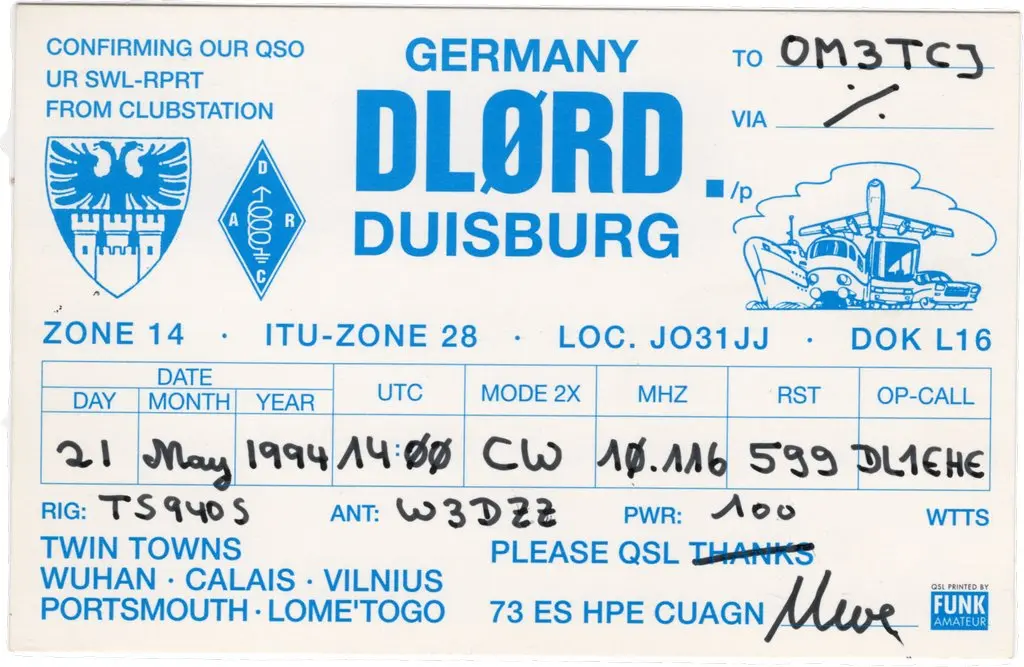 QSL lap