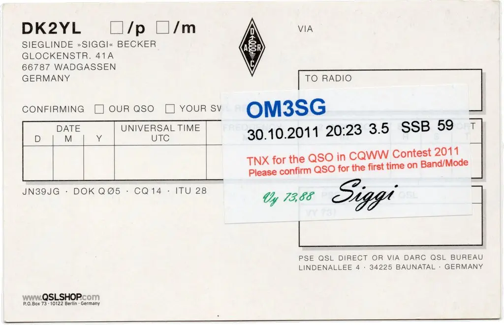 QSL lap