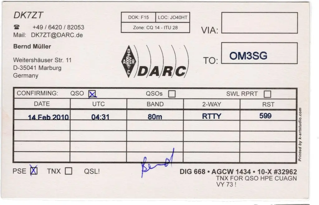 QSL lap