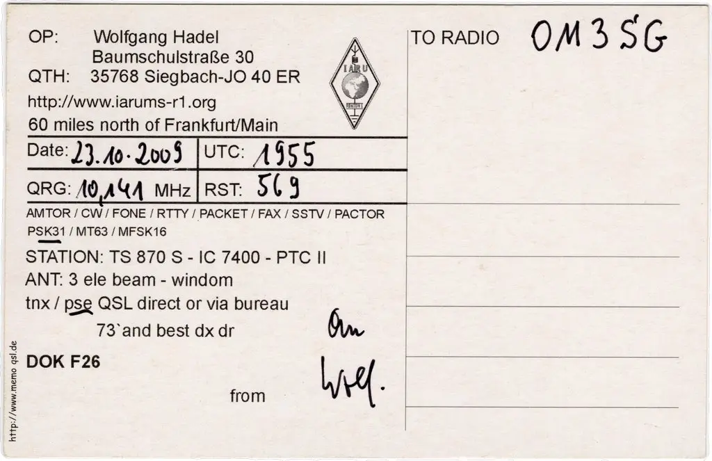 QSL lap