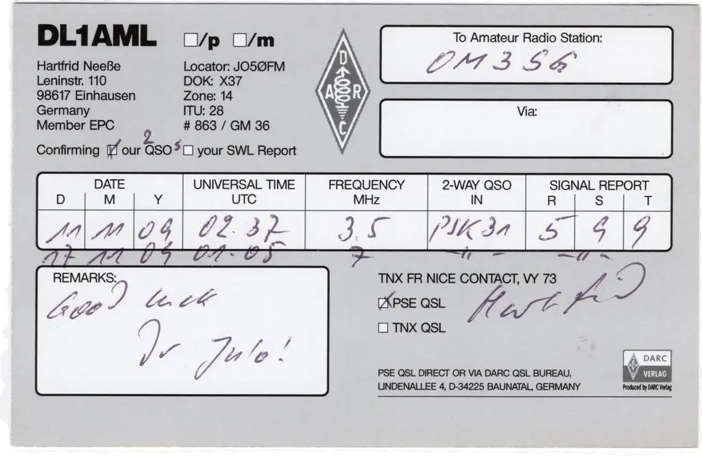 QSL lap