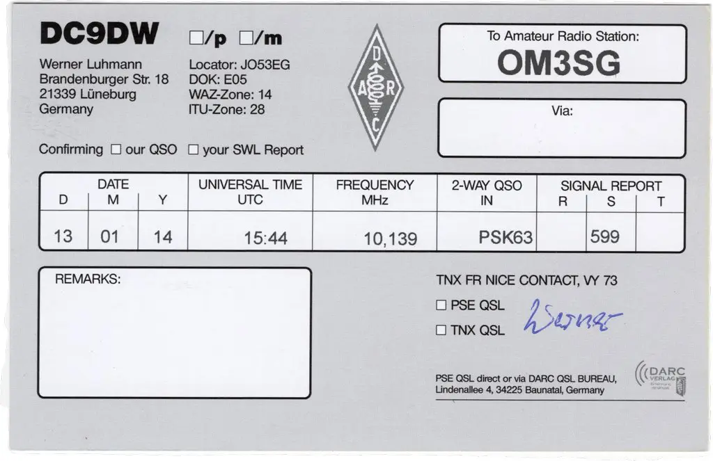 QSL lap