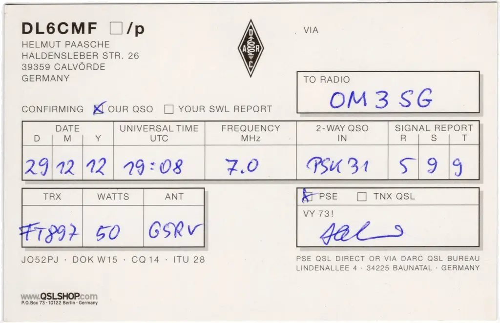 QSL lap