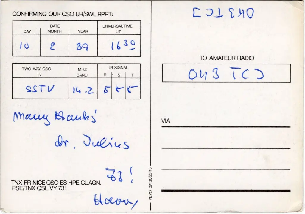 QSL lap