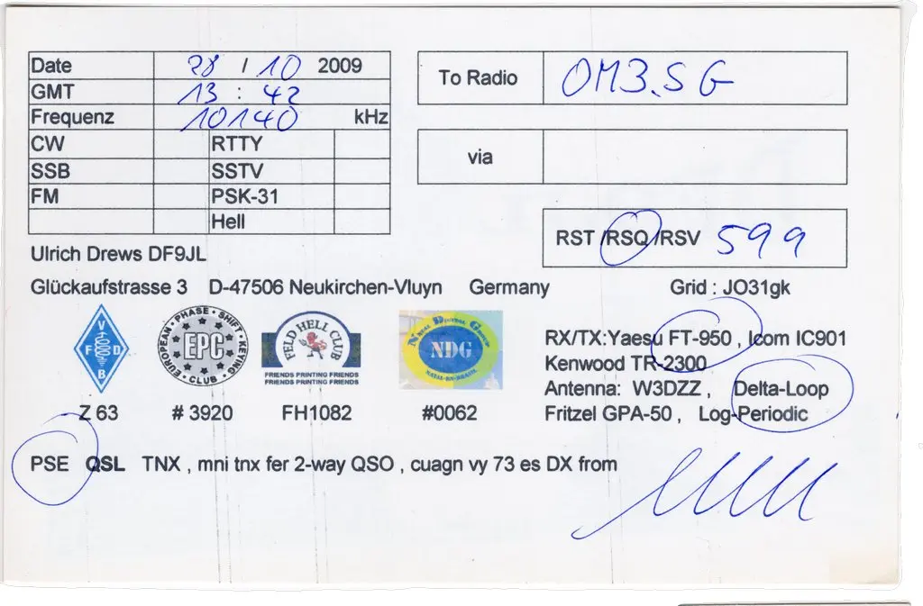 QSL lap