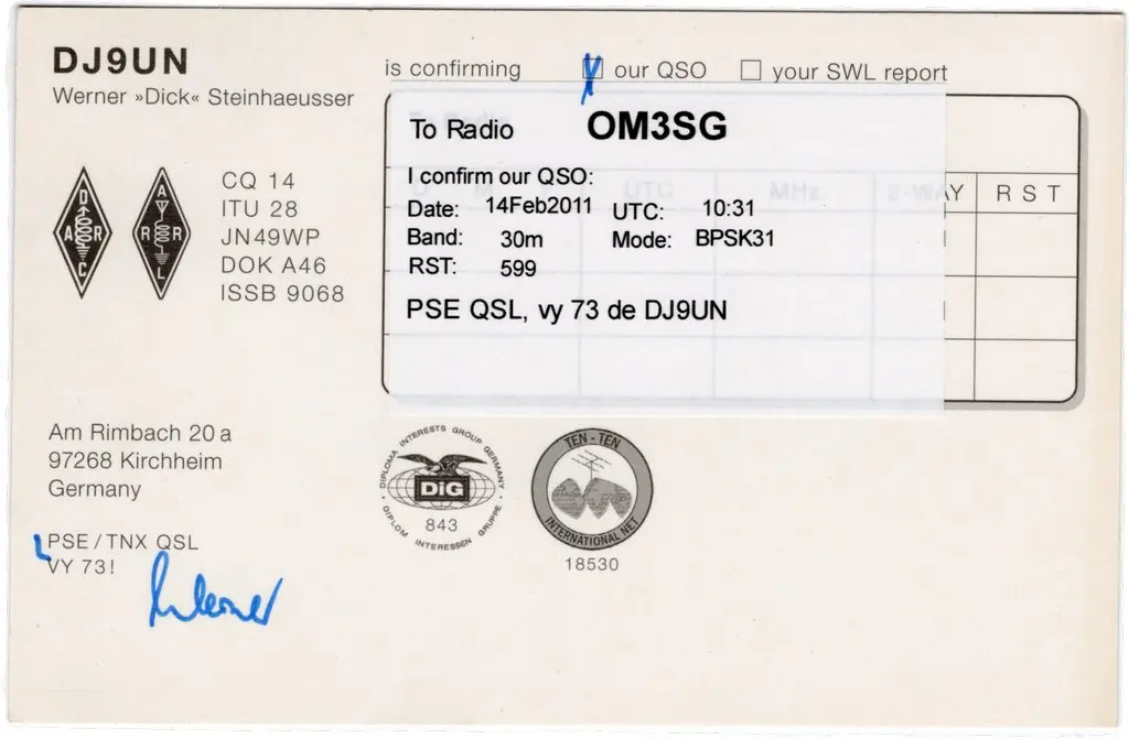 QSL lap