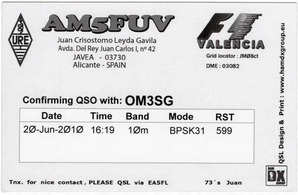 QSL lap