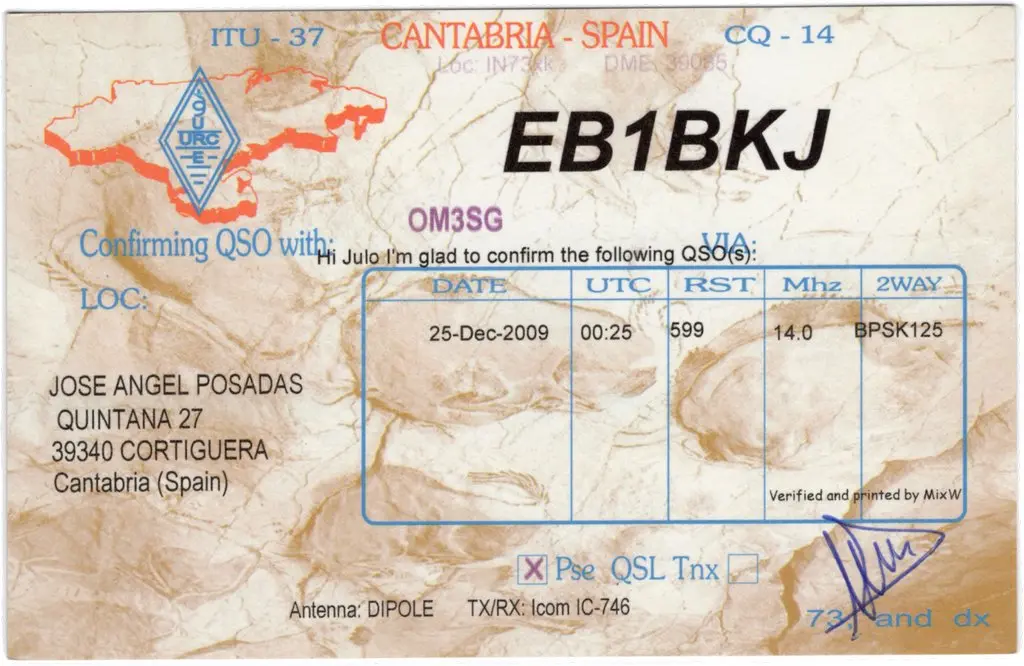 QSL lap