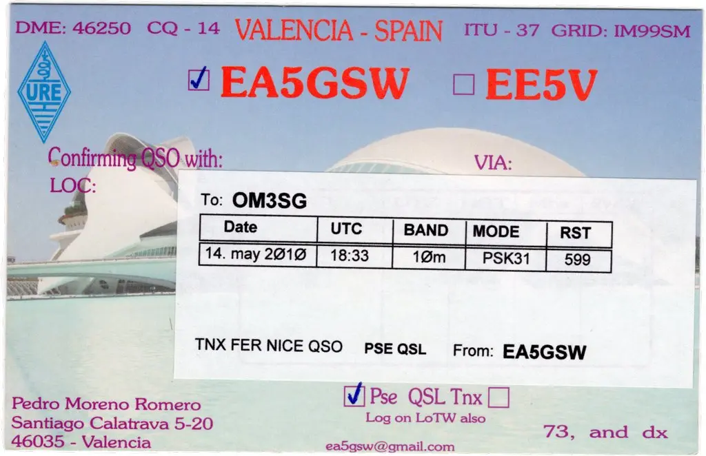 QSL lap