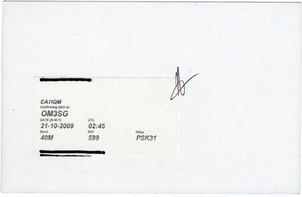 QSL lap