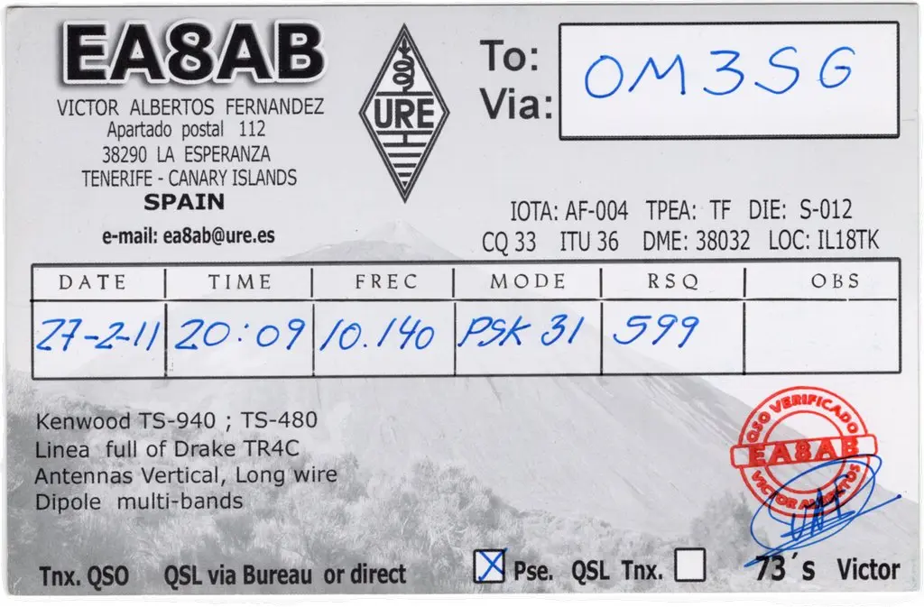 QSL lap