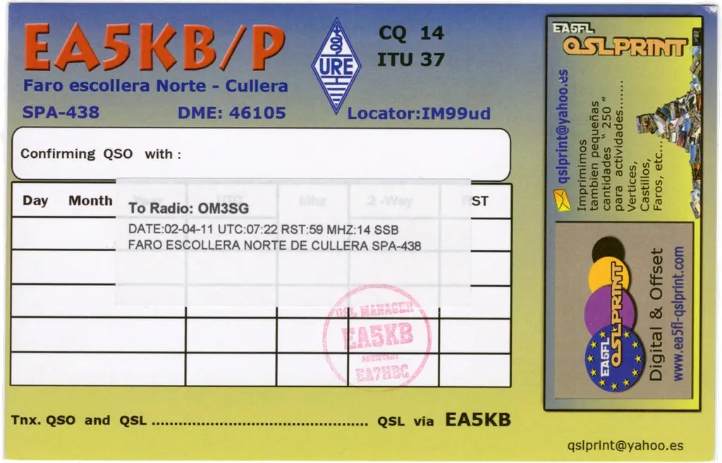 QSL lap