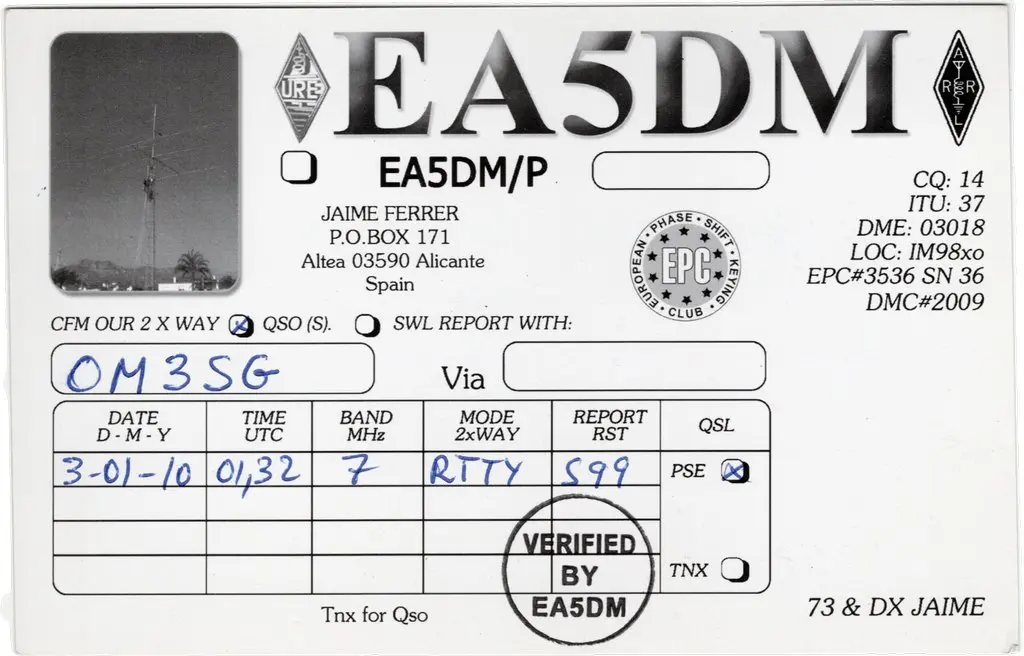 QSL lap