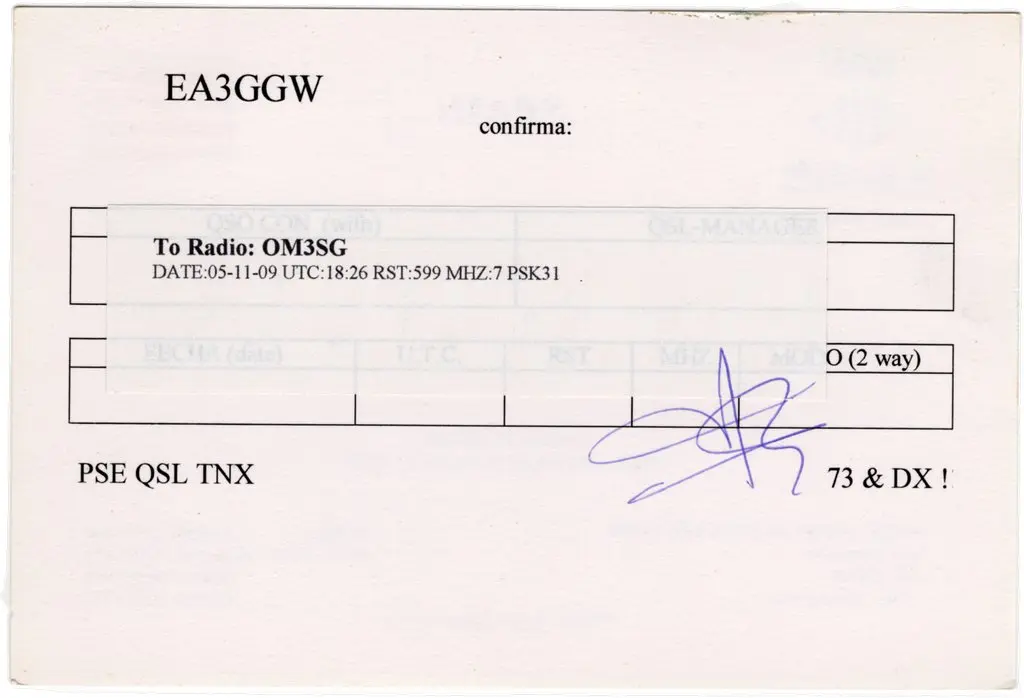 QSL lap