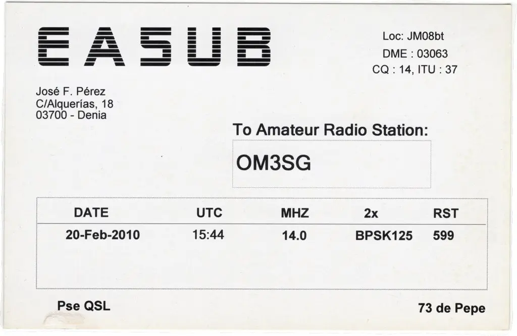 QSL lap