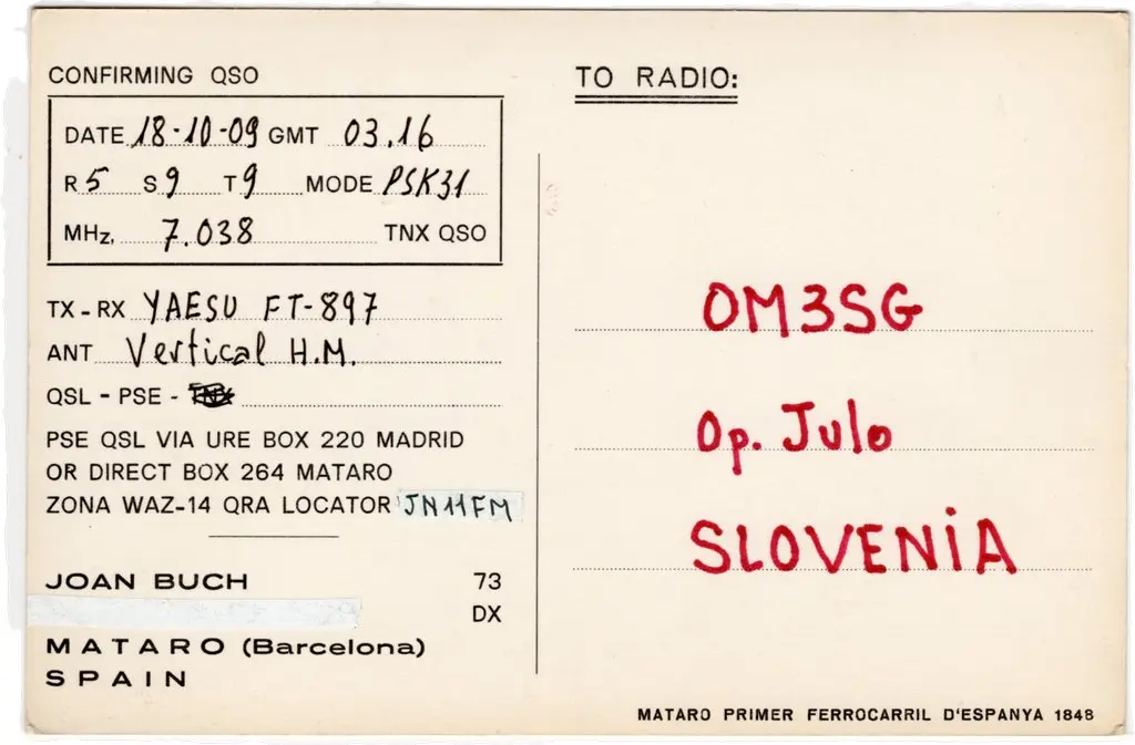 QSL lap