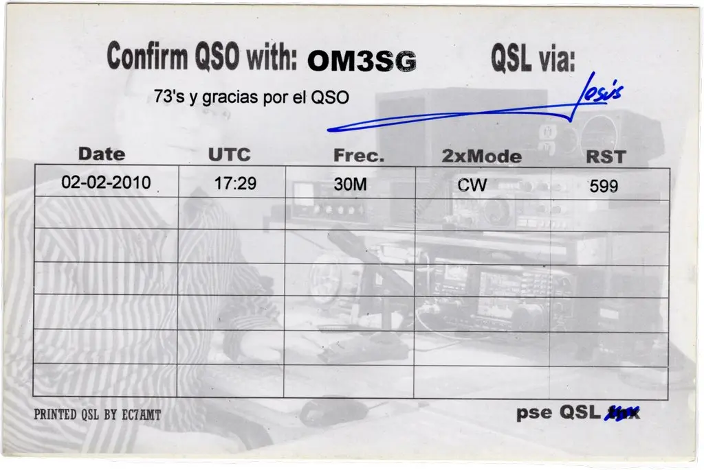 QSL lap
