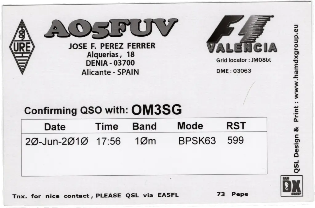 QSL lap