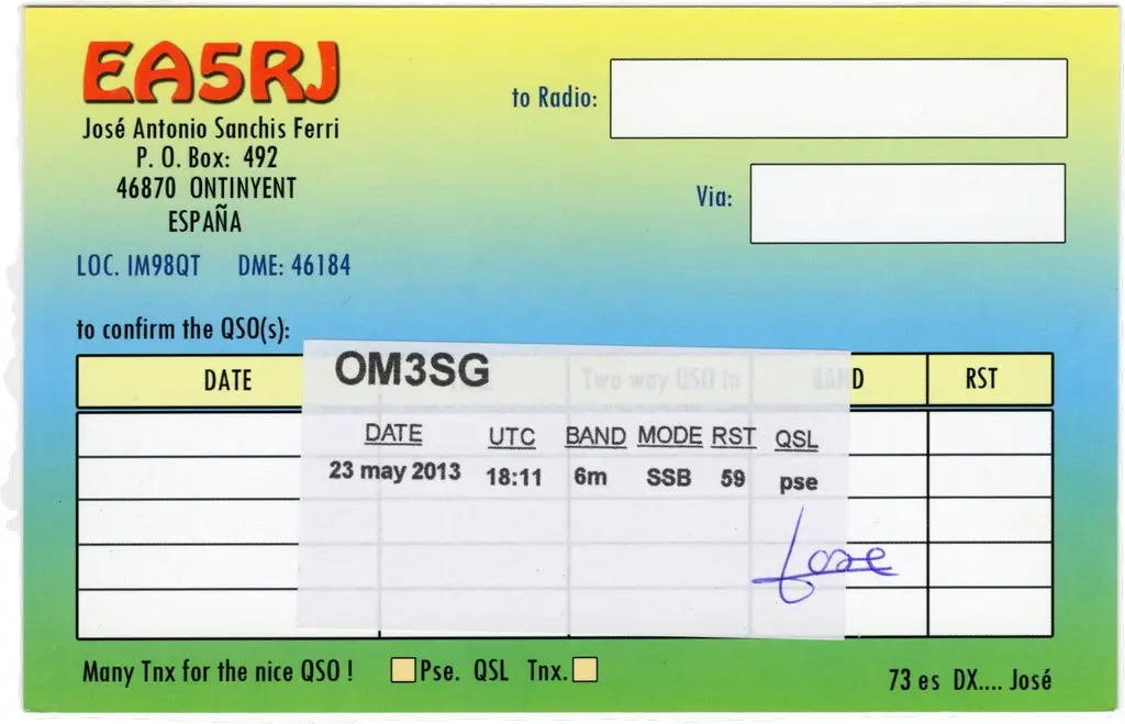 QSL lap