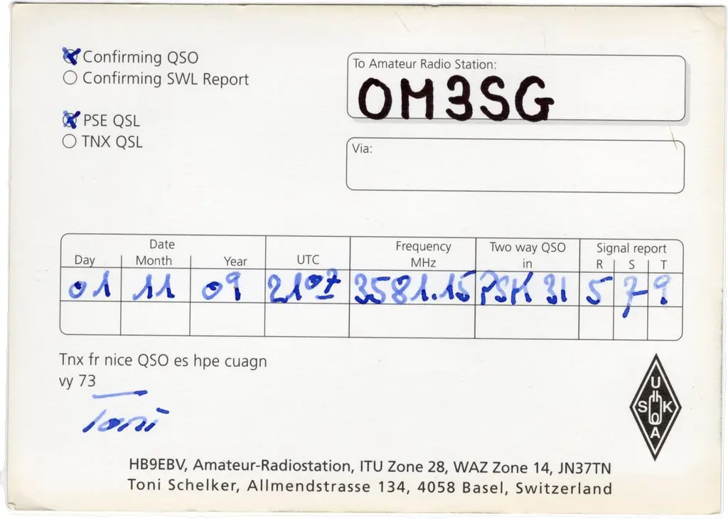 QSL lap