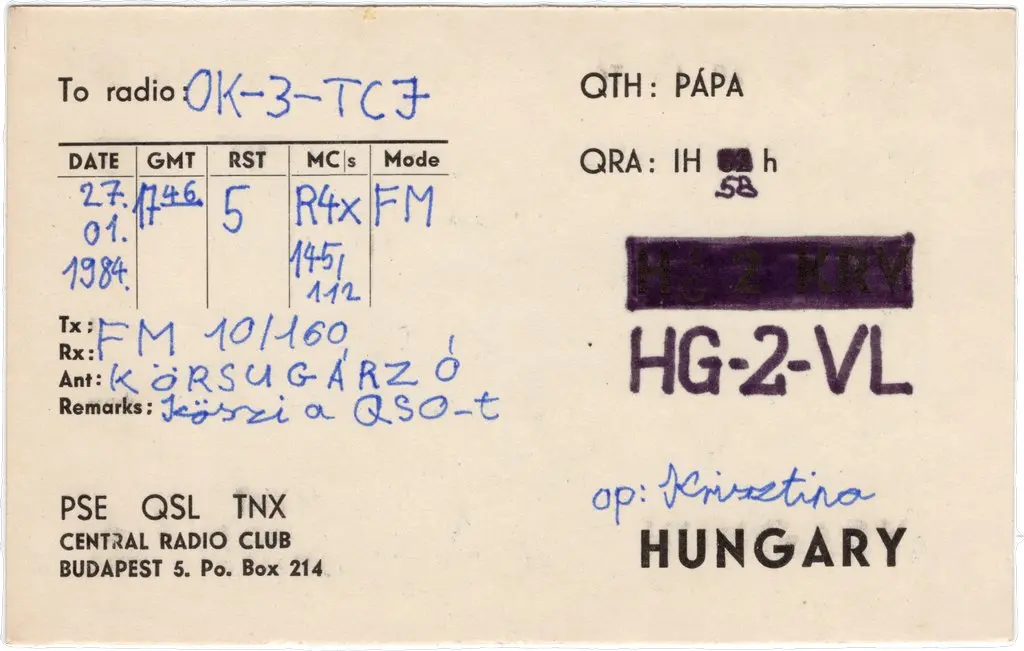 QSL lap