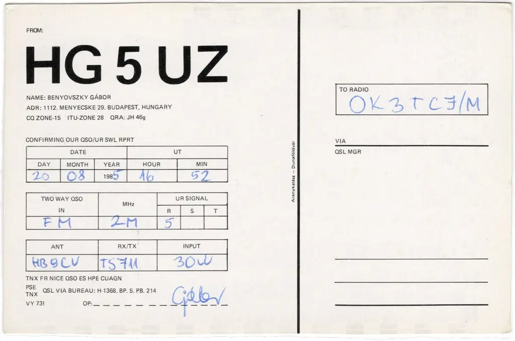 QSL lap