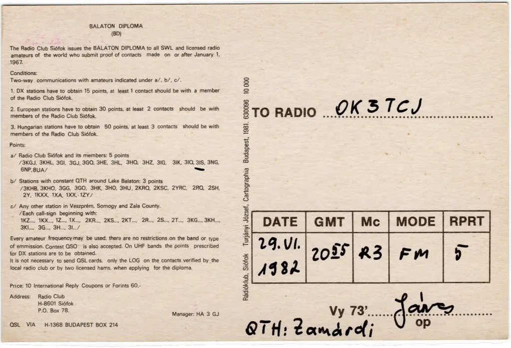 QSL lap