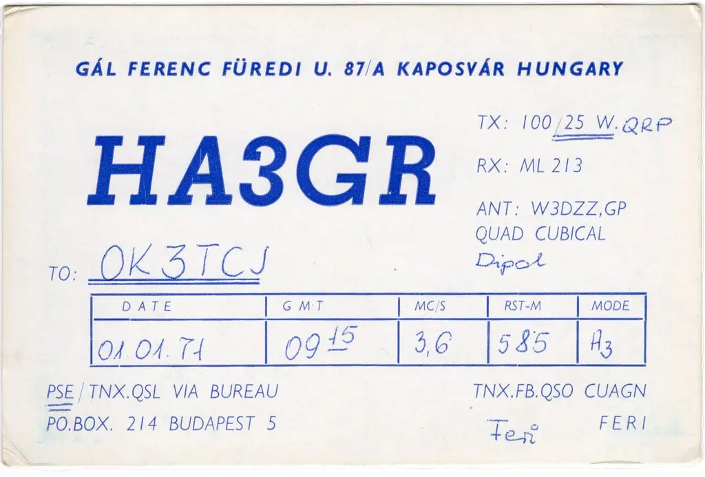 QSL lap