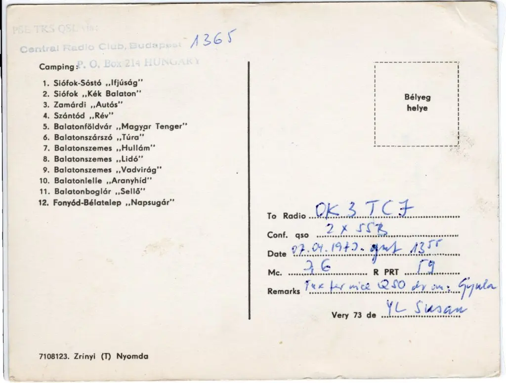 QSL lap