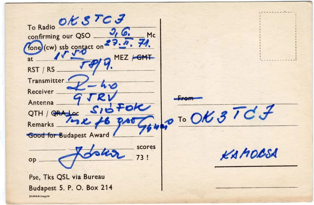 QSL lap