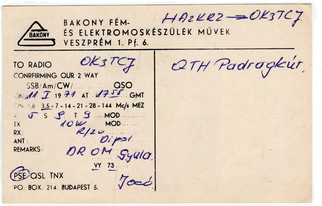 QSL lap
