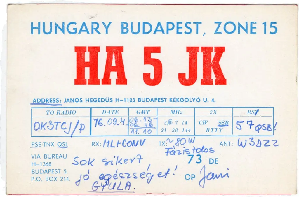 QSL lap