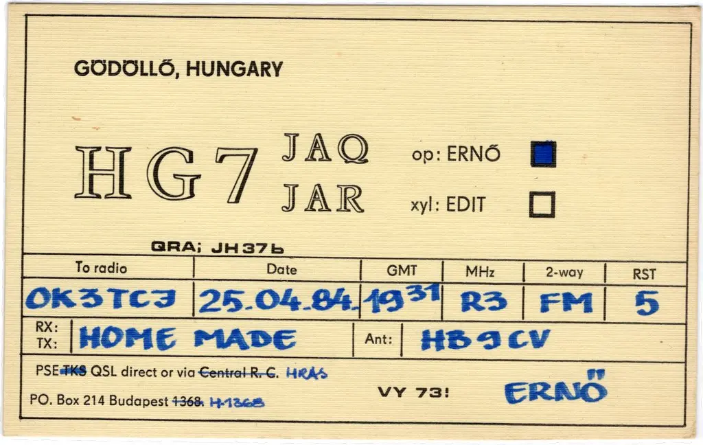 QSL lap
