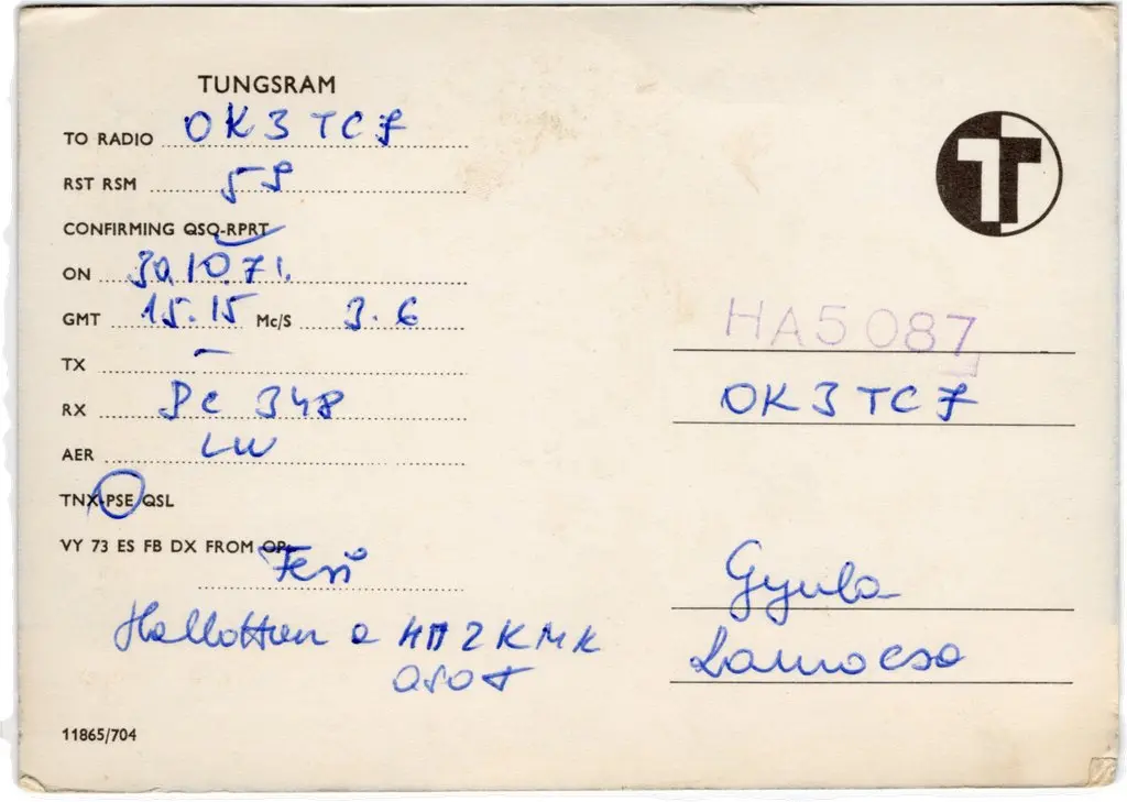 QSL lap