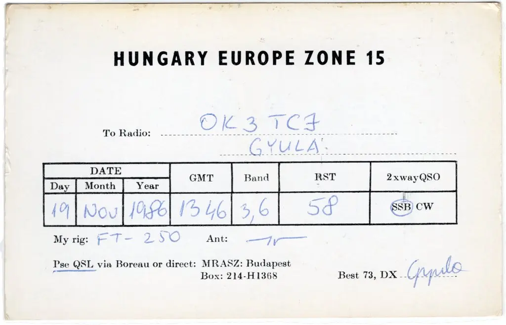 QSL lap