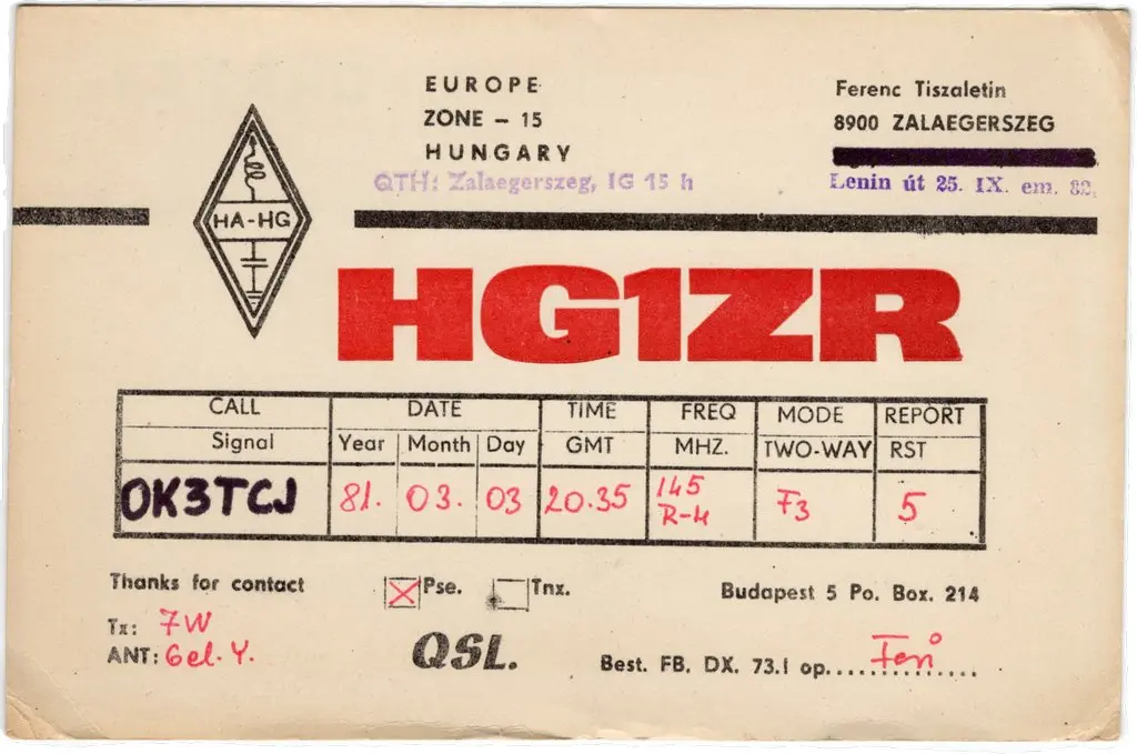 QSL lap