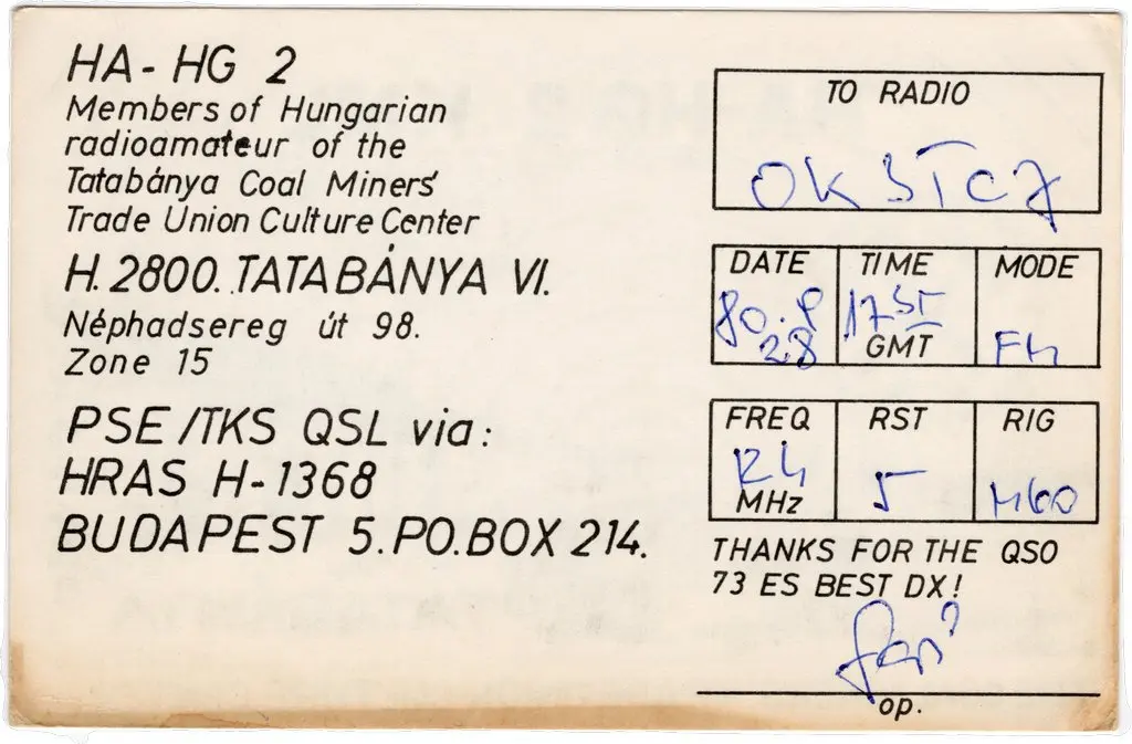 QSL lap