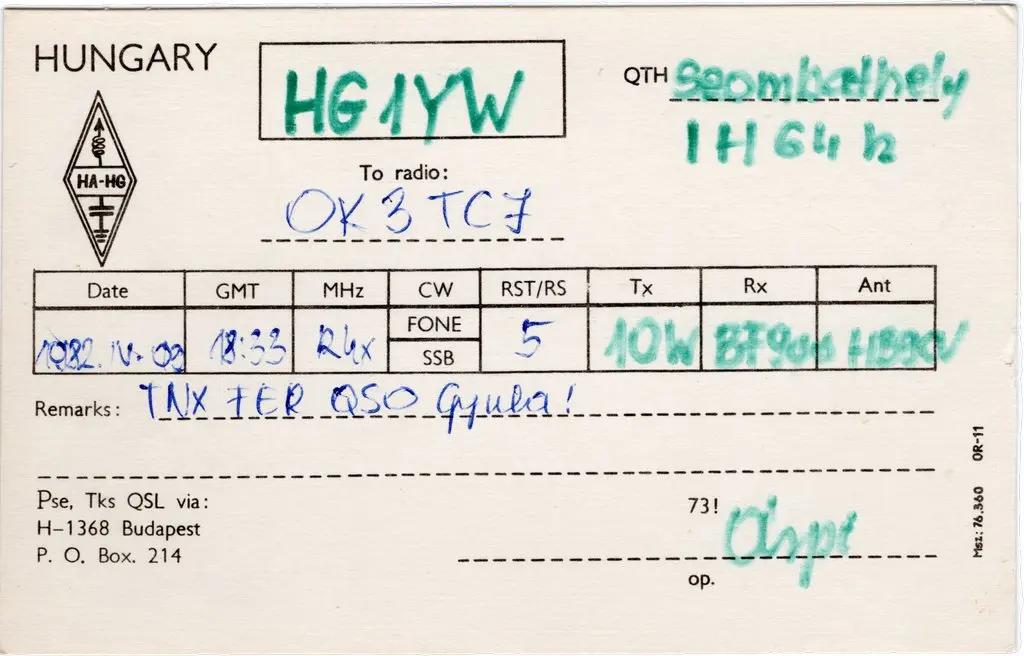 QSL lap