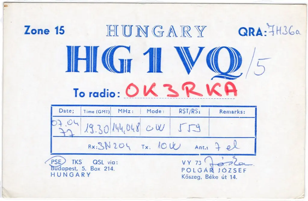 QSL lap
