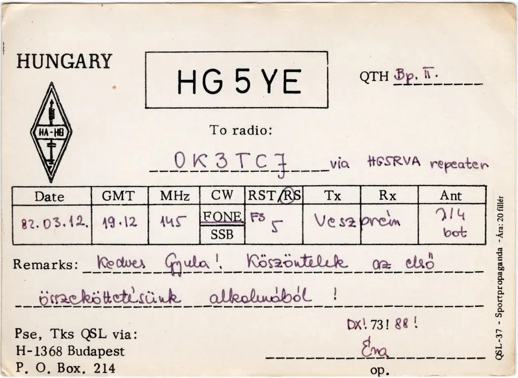 QSL lap