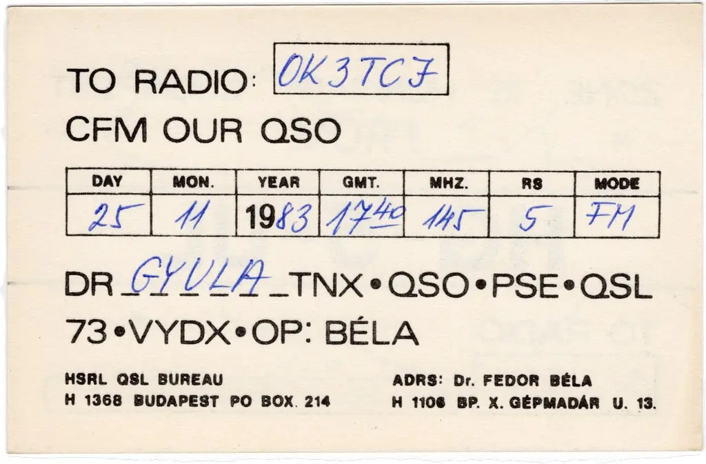 QSL lap