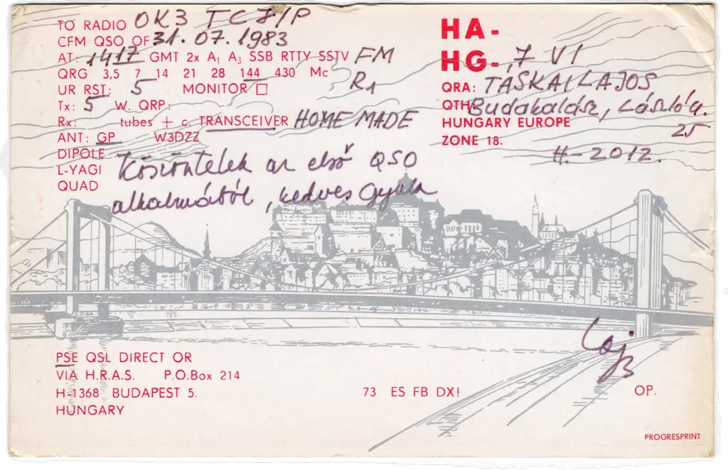 QSL lap