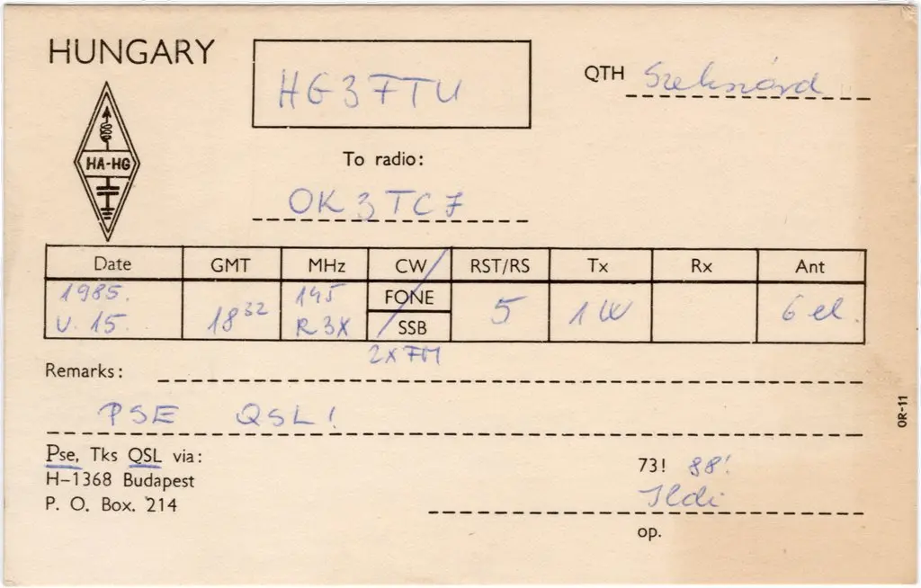QSL lap