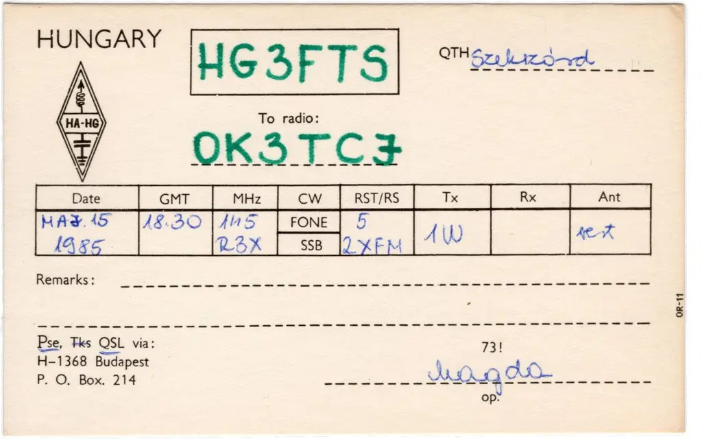 QSL lap